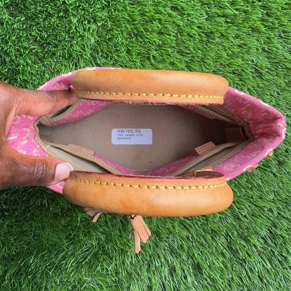 Dooney & Bourke Small Tulip Tassel Tote in Pink - Picture 7 of 12